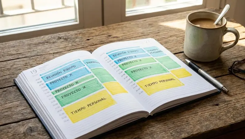 Qué es el Time Blocking: Cómo sacar tiempo para entrenar y vivir (sin estrés)