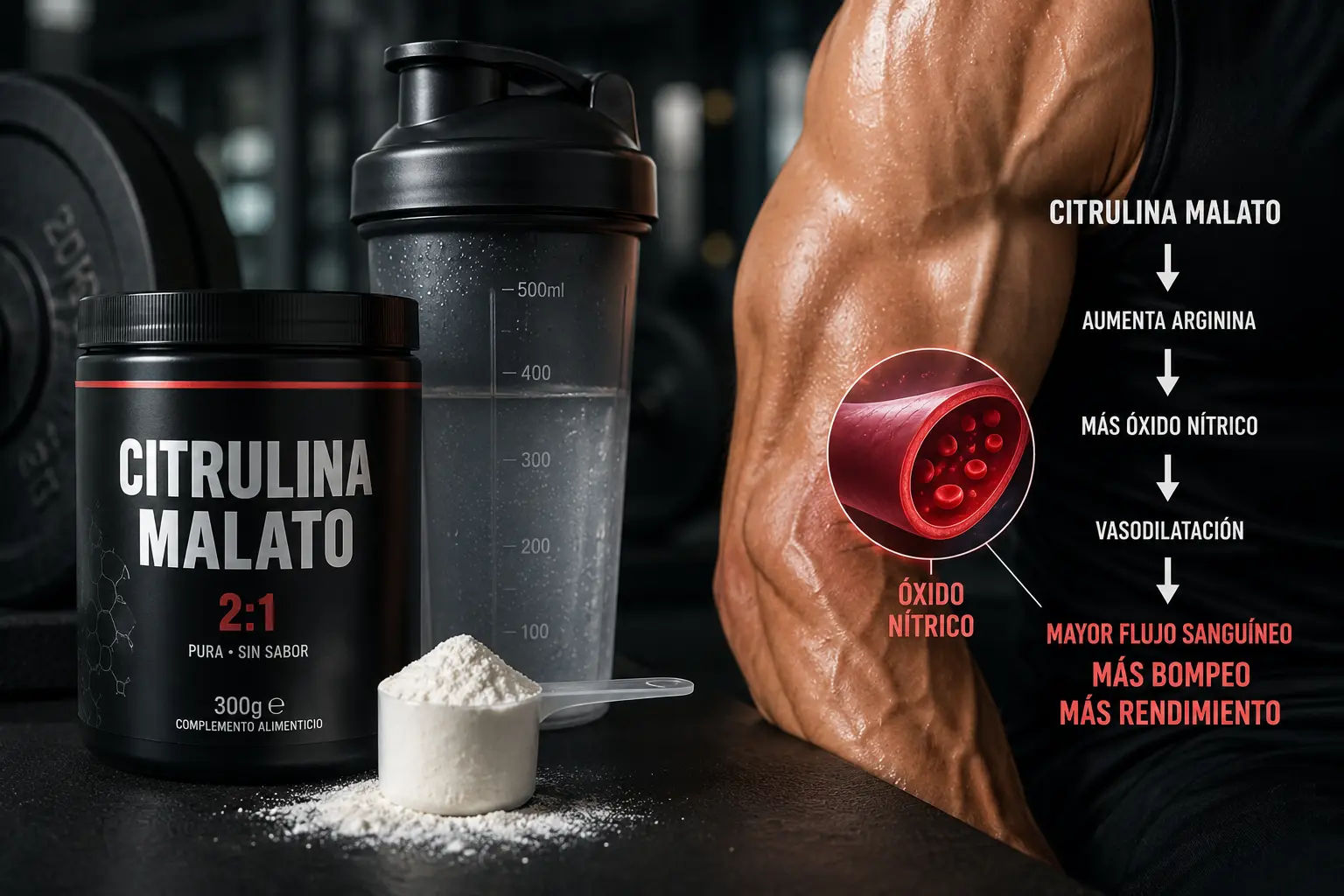 Citrulina Malato: Beneficios, Dosis Correcta y Cómo Tomarla (Guía 2026)