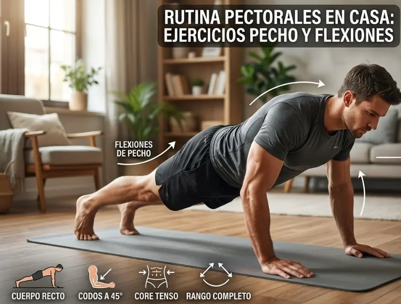 Ejercicios de Pecho en Casa: Guía Definitiva para Pectorales Fuertes
