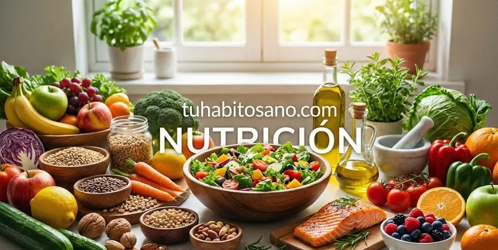 Comida saludable y vegetales